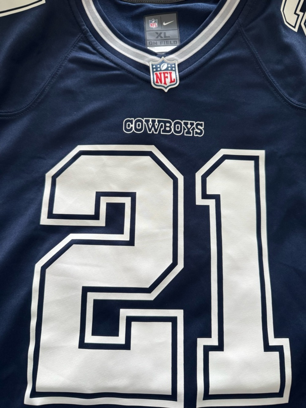 Nike NFL Dallas Cowboys Ezekiel Elliott #21 Jersey Men’s XL Navy - Picture 6 of 10
